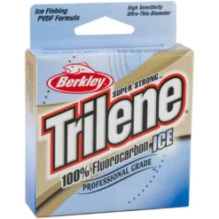 Berkley Trilene 100% Fluorocarbon Ice Clear Fishing Line 75YDS