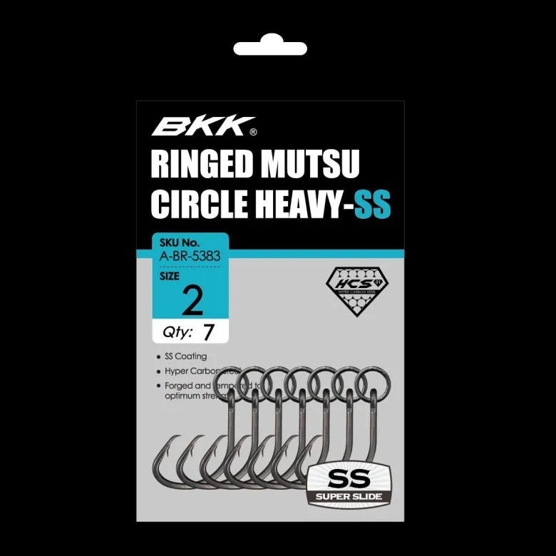 BKK Ringed Mutsu Circle Heavy-SS Hooks