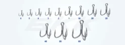 BKK Viper-41 Treble Hooks