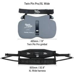 Black Magic Tackle Twin Pin Pro Equalizer Harness and Gimbal Set