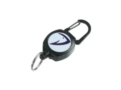 Boomerang x Tackle World Logo Mid Zinger Retractable Carabiner With Split Ring