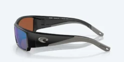Costa Corbina Pro Matte Black Frame with Green Mirror Lens 580G Polarized Sunglasses