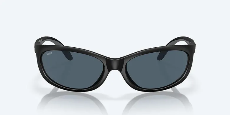 Costa Fathom Matte Black Frame With Gray Mirror Lens 580P Polarized Sunglasses