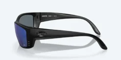 Costa Fisch Readers Matte Black Frame With Blue Mirror Lens 580P Polarized Sunglasses