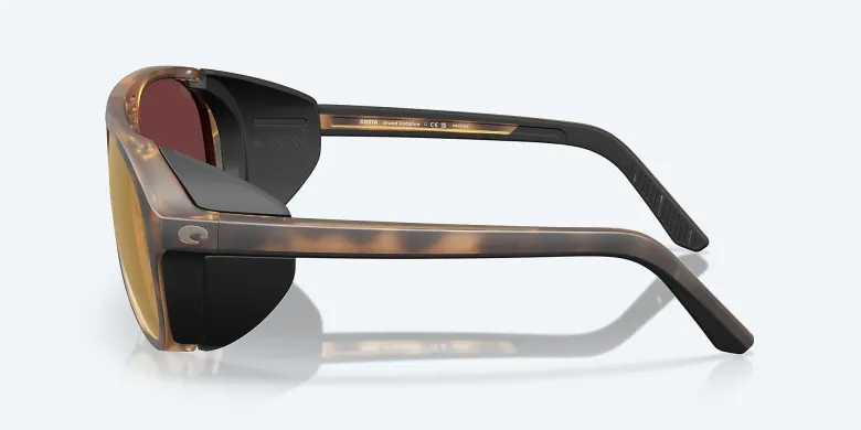 Costa Grand Catalina Matte Tortoise Frame with Gold Mirror Lens 580G Polarized Sunglasses