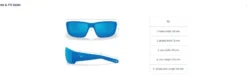 Costa Grand Catalina Matte Tortoise Frame with Gold Mirror Lens 580G Polarized Sunglasses