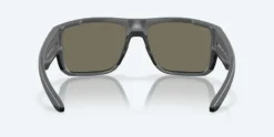 Costa Taxman Matte Gray Frame with Blue Mirror Lens 580G Polarized Sunglasses