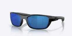 Costa Whitetail Blackout Frame with Blue Mirror Lens 580P Polarized Sunglasses