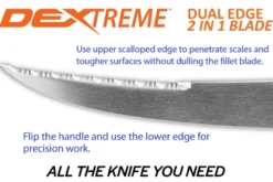 Dexter Dextreme 8" Dual Edge Stiff Fillet Knife with Sheath