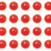 Eagle Claw Red Plastic Beads 8Mm-20 Pieces