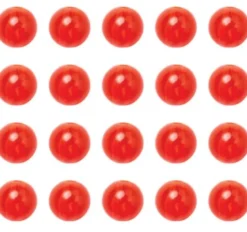 Eagle Claw Red Plastic Beads 8Mm-20 Pieces