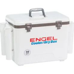 Engel 30 Quart Drybox/Cooler with Rod Holders