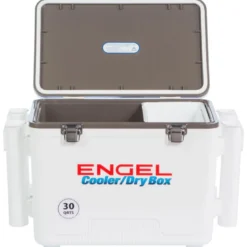 Engel 30 Quart Drybox/Cooler with Rod Holders