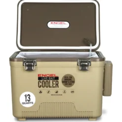 Engel 13 Quart Live Bait Pro Cooler with AP3 Rechargeable Aerator & Stainless Hardware