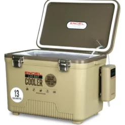 Engel 13 Quart Live Bait Pro Cooler with AP3 Rechargeable Aerator & Stainless Hardware