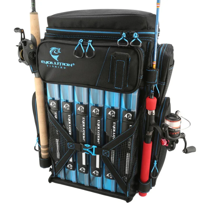 Evolution Drift Series 3700 Tackle Backpack With Rod Holders