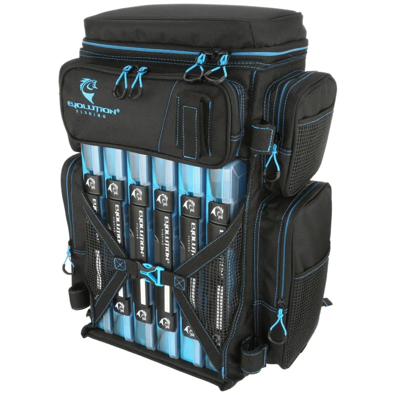 Evolution Drift Series 3700 Tackle Backpack With Rod Holders