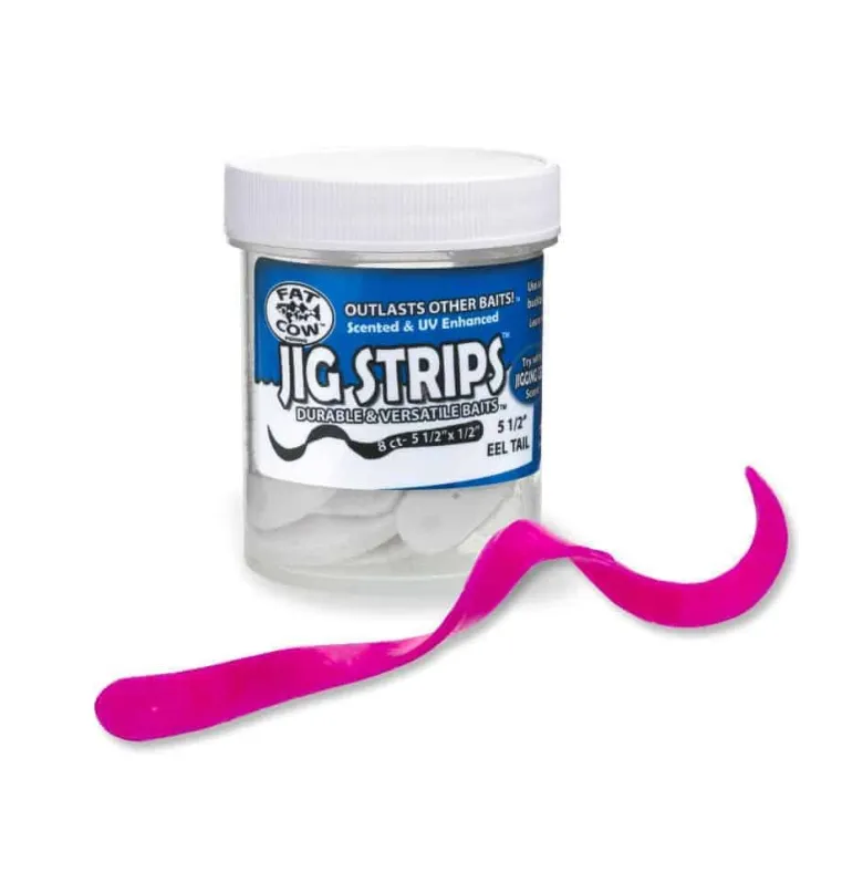 Fat Cow Jig Strips Eel Tail