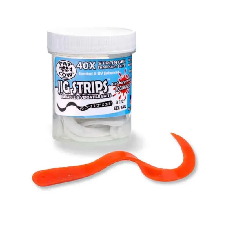 Fat Cow Jig Strips Eel Tail
