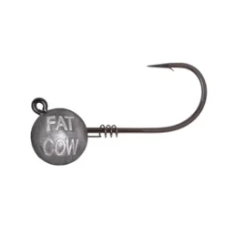 Fat Cow Screw Ball Jig Heads 7/0 Hook 2pk