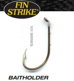 Fin Strike Snelled Bronze Baitholder Hooks