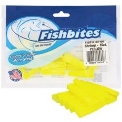 Fishbites Longer Lasting Fish'n Strips Shrimp Scented Soft Baits