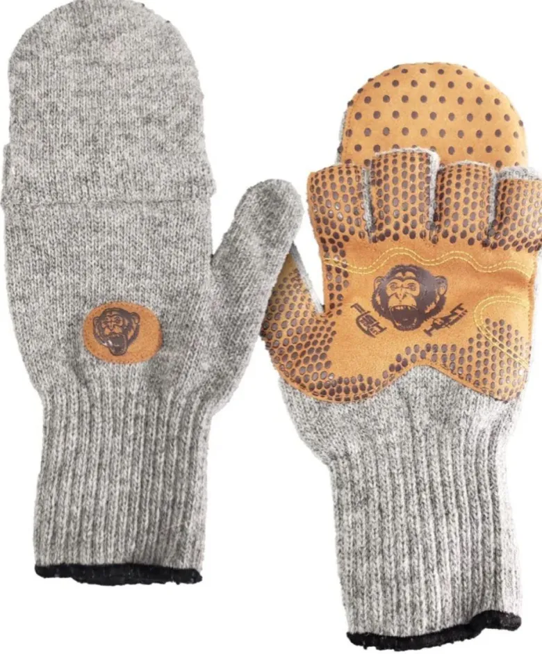 Fish Monkey Wooly MIttens