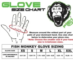 Fish Monkey Wooly Wool Half Finger Gloves