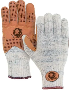 Fish Monkey Wooly Wool Long Full Finger Gloves