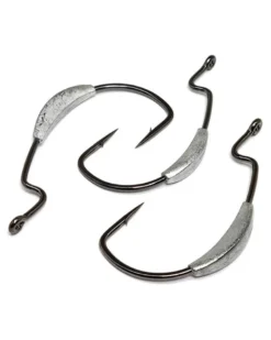 Gamakatsu Extra Wide Gap (EWG) Monster Weighted Hooks NS Black