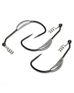 Gamakatsu Superline Spring Lock Weighted Hooks NS Black