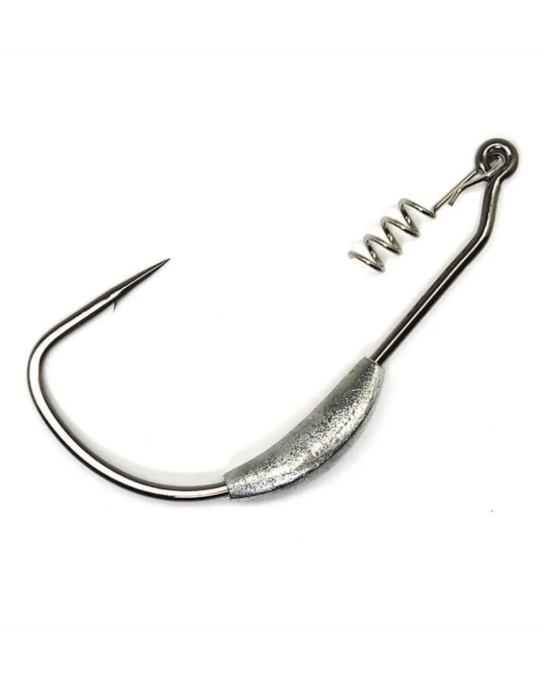 Gamakatsu Superline Spring Lock Weighted Hooks NS Black