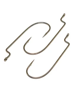 Gamakatsu Worm Offset Shank O'Shaughnessy Bend Hooks NS Black