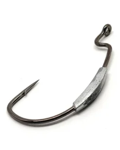 Gamakatsu Worm Superline Extra Wide Gap (EWG) Weighted Hooks NS Black