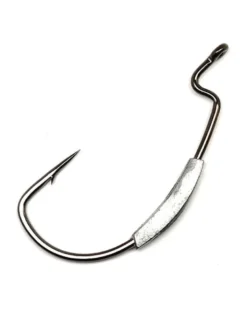 Gamakatsu Worm Superline Extra Wide Gap (EWG) Weighted Hooks NS Black