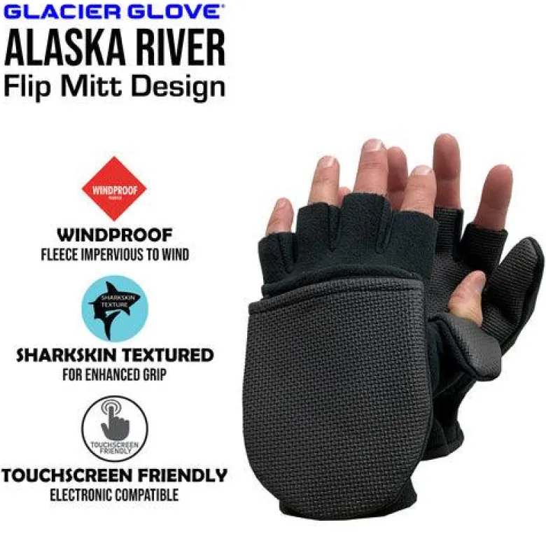 Glacier Glove Alaska River Series Flip Mitts