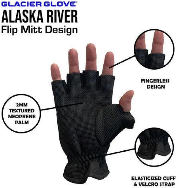 Glacier Glove Alaska River Series Flip Mitts