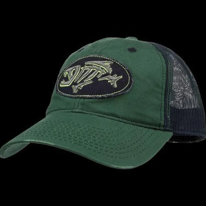 G. Loomis Distressed Oval Cap Green