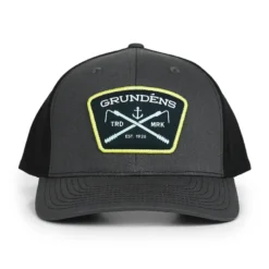 Grundens Gaff Trucker 312 Hat Charcoal/Black