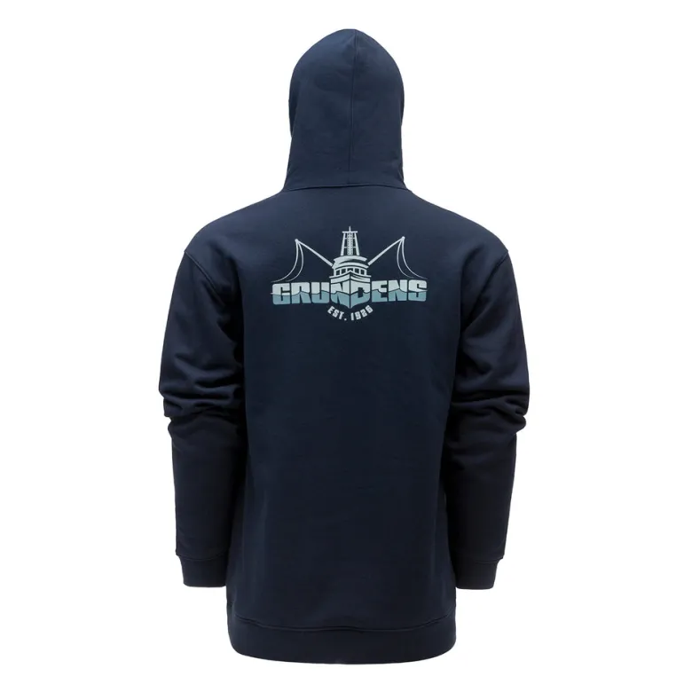 Grundens Logo Boat Hoodie