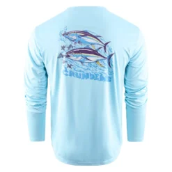 Grundens Twin Tuna Long Sleeve Tech Tee