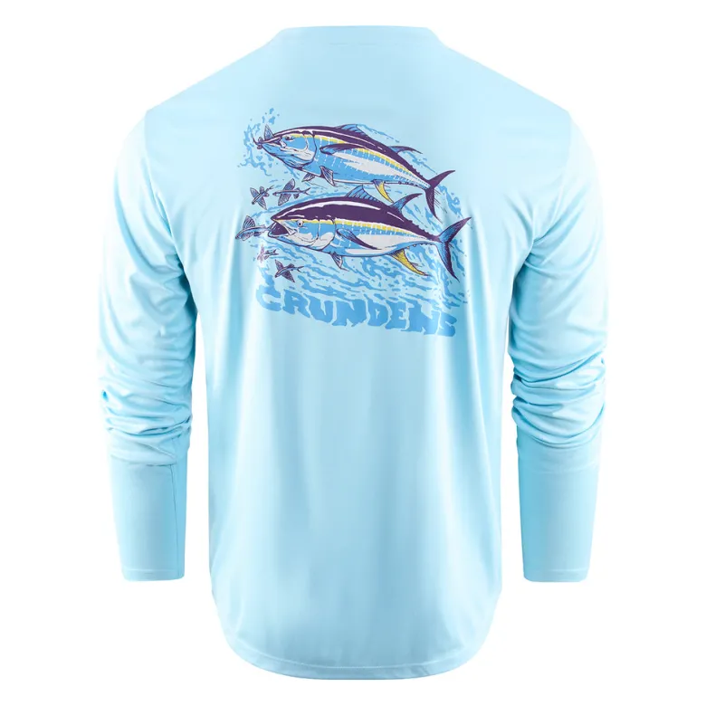 Grundens Twin Tuna Long Sleeve Tech Tee