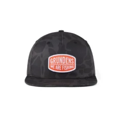 Grundens We Are Fishing Camo Trucker Hat