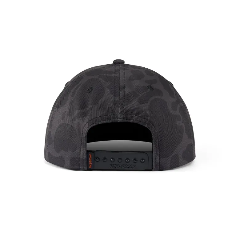 Grundens We Are Fishing Camo Trucker Hat
