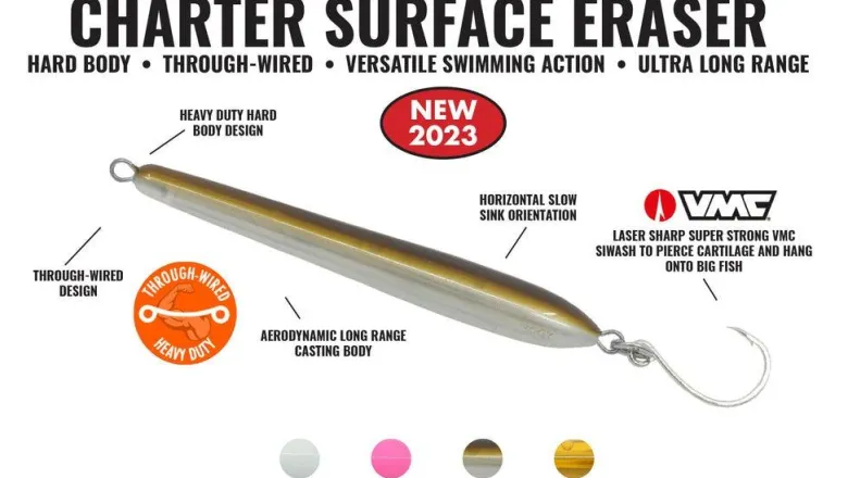 Hogy Charter Surface Eraser Long Range Lures