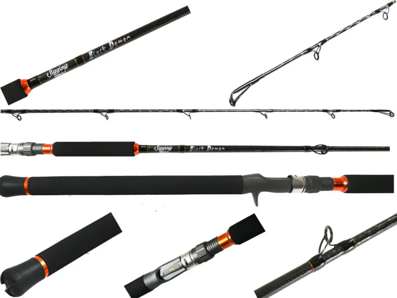 Jigging World Black Demon Rods