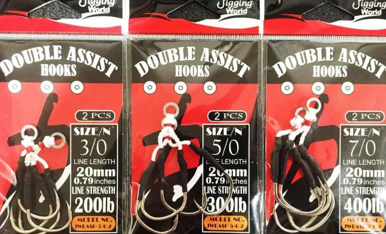 Jigging World Double Assist Hooks