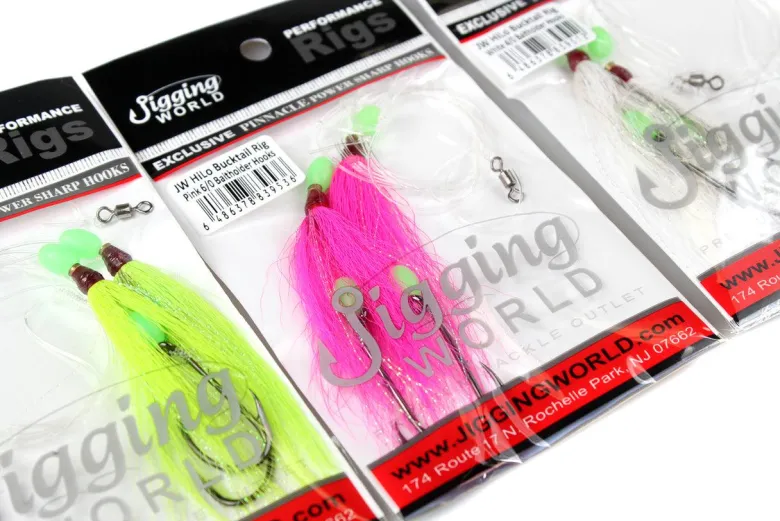 Jigging World Hi-Lo Bucktail Rigs