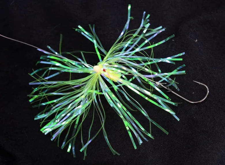 Jigging World Hi-Lo Flasher Rigs with Grub Holder Hooks