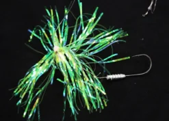 Jigging World Hi-Lo Flasher Rigs with Weighted Grub Holder Hooks